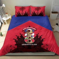 Les Grenadiers Haiti Football Bedding Set 2026 Nou Retounen Red Version - Wonder Print Shop