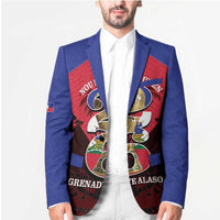 Personalized Les Grenadiers Haiti Football Blazer 2026 Nou Retounen Red Version - Wonder Print Shop