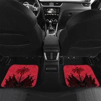 Personalized Les Grenadiers Haiti Football Car Mats 2026 Nou Retounen Red Version - Wonder Print Shop