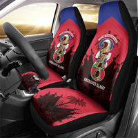 Les Grenadiers Haiti Football Car Seat Cover 2026 Nou Retounen Red Version - Wonder Print Shop