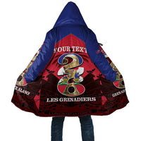 Personalized Les Grenadiers Haiti Football Cloak 2026 Nou Retounen Red Version - Wonder Print Shop