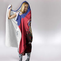 Les Grenadiers Haiti Football Hooded Blanket 2026 Nou Retounen Red Version - Wonder Print Shop