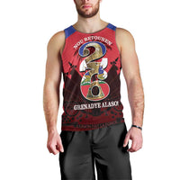 Personalized Les Grenadiers Haiti Football Men Tank Top 2026 Nou Retounen Red Version - Wonder Print Shop