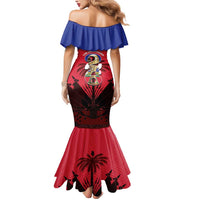 Personalized Les Grenadiers Haiti Football Mermaid Dress 2026 Nou Retounen Red Version - Wonder Print Shop