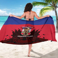 Les Grenadiers Haiti Football Sarong 2026 Nou Retounen Red Version - Wonder Print Shop