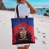 Les Grenadiers Haiti Football Tote Bag 2026 Nou Retounen Red Version - Wonder Print Shop