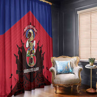 Les Grenadiers Haiti Football Window Curtain 2026 Nou Retounen Red Version - Wonder Print Shop