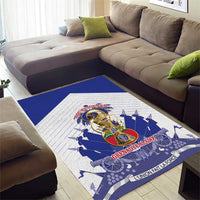Les Grenadiers Haiti Football Area Rug 2026 Nou Retounen White Version - Wonder Print Shop