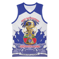 Personalized Les Grenadiers Haiti Football Basketball Jersey 2026 Nou Retounen White Version - Wonder Print Shop