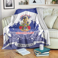 Les Grenadiers Haiti Football Blanket 2026 Nou Retounen White Version - Wonder Print Shop