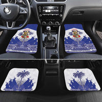 Personalized Les Grenadiers Haiti Football Car Mats 2026 Nou Retounen White Version - Wonder Print Shop