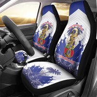 Les Grenadiers Haiti Football Car Seat Cover 2026 Nou Retounen White Version - Wonder Print Shop