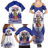 Personalized Les Grenadiers Haiti Football Family Matching Summer Maxi Dress and Hawaiian Shirt 2026 Nou Retounen White Version - Wonder Print Shop