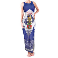 Personalized Les Grenadiers Haiti Football Family Matching Tank Maxi Dress and Hawaiian Shirt 2026 Nou Retounen White Version - Wonder Print Shop