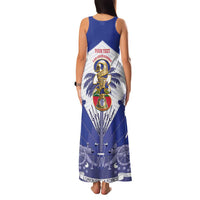 Personalized Les Grenadiers Haiti Football Family Matching Tank Maxi Dress and Hawaiian Shirt 2026 Nou Retounen White Version - Wonder Print Shop