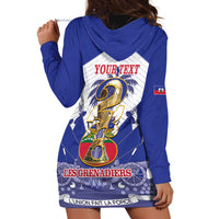 Personalized Les Grenadiers Haiti Football Hoodie Dress 2026 Nou Retounen White Version - Wonder Print Shop