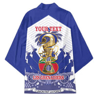 Personalized Les Grenadiers Haiti Football Kimono 2026 Nou Retounen White Version - Wonder Print Shop