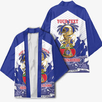 Personalized Les Grenadiers Haiti Football Kimono 2026 Nou Retounen White Version - Wonder Print Shop