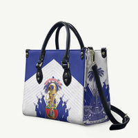 Les Grenadiers Haiti Football Leather Bag 2026 Nou Retounen White Version - Wonder Print Shop
