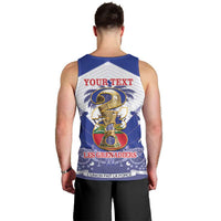 Personalized Les Grenadiers Haiti Football Men Tank Top 2026 Nou Retounen White Version - Wonder Print Shop