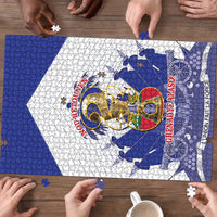 Les Grenadiers Haiti Football Puzzle 2026 Nou Retounen White Version - Wonder Print Shop