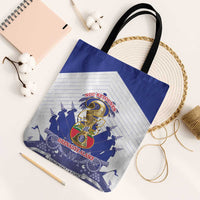 Les Grenadiers Haiti Football Tote Bag 2026 Nou Retounen White Version - Wonder Print Shop