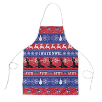 Haiti Christmas Apron Jwaye Nwel Ayiti Neg Marron Veve Vodou - Wonder Print Shop