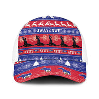 Haiti Christmas Baseball Net Cap Jwaye Nwel Ayiti Neg Marron Veve Vodou - Wonder Print Shop