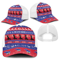 Haiti Christmas Baseball Net Cap Jwaye Nwel Ayiti Neg Marron Veve Vodou - Wonder Print Shop