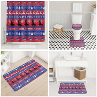 Haiti Christmas Bathroom Set Jwaye Nwel Ayiti Neg Marron Veve Vodou - Wonder Print Shop
