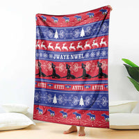 Haiti Christmas Blanket Jwaye Nwel Ayiti Neg Marron Veve Vodou - Wonder Print Shop