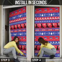 Haiti Christmas Door Cover Jwaye Nwel Ayiti Neg Marron Veve Vodou - Wonder Print Shop