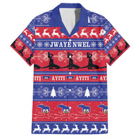 Haiti Christmas Family Matching Long Sleeve Bodycon Dress and Hawaiian Shirt Jwaye Nwel Ayiti Neg Marron Veve Vodou - Wonder Print Shop