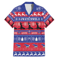 Haiti Christmas Family Matching Mermaid Dress and Hawaiian Shirt Jwaye Nwel Ayiti Neg Marron Veve Vodou - Wonder Print Shop