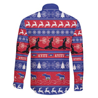 Haiti Christmas Family Matching Off Shoulder Short Dress and Hawaiian Shirt Jwaye Nwel Ayiti Neg Marron Veve Vodou - Wonder Print Shop