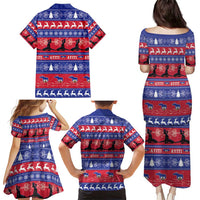 Haiti Christmas Family Matching Puletasi and Hawaiian Shirt Jwaye Nwel Ayiti Neg Marron Veve Vodou - Wonder Print Shop
