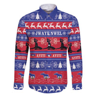Haiti Christmas Family Matching Puletasi and Hawaiian Shirt Jwaye Nwel Ayiti Neg Marron Veve Vodou - Wonder Print Shop