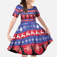 Haiti Christmas Family Matching Summer Maxi Dress and Hawaiian Shirt Jwaye Nwel Ayiti Neg Marron Veve Vodou - Wonder Print Shop