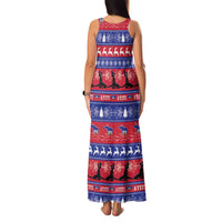 Haiti Christmas Family Matching Tank Maxi Dress and Hawaiian Shirt Jwaye Nwel Ayiti Neg Marron Veve Vodou - Wonder Print Shop