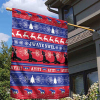 Haiti Christmas Garden Flag Jwaye Nwel Ayiti Neg Marron Veve Vodou - Wonder Print Shop