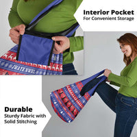 Haiti Christmas Grocery Bag Jwaye Nwel Ayiti Neg Marron Veve Vodou - Wonder Print Shop