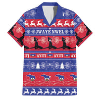 Haiti Christmas Hawaiian Shirt Jwaye Nwel Ayiti Neg Marron Veve Vodou - Wonder Print Shop