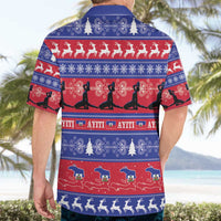 Haiti Christmas Hawaiian Shirt Jwaye Nwel Ayiti Neg Marron Veve Vodou - Wonder Print Shop