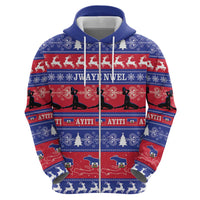 Haiti Christmas Hoodie Jwaye Nwel Ayiti Neg Marron Veve Vodou - Wonder Print Shop