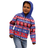 Haiti Christmas Kid Hoodie Jwaye Nwel Ayiti Neg Marron Veve Vodou - Wonder Print Shop