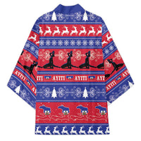 Haiti Christmas Kimono Jwaye Nwel Ayiti Neg Marron Veve Vodou - Wonder Print Shop
