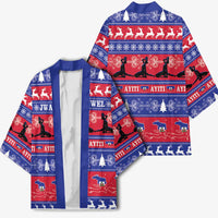Haiti Christmas Kimono Jwaye Nwel Ayiti Neg Marron Veve Vodou - Wonder Print Shop