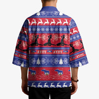 Haiti Christmas Kimono Jwaye Nwel Ayiti Neg Marron Veve Vodou - Wonder Print Shop