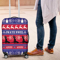Haiti Christmas Luggage Cover Jwaye Nwel Ayiti Neg Marron Veve Vodou - Wonder Print Shop