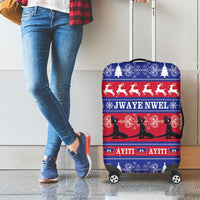 Haiti Christmas Luggage Cover Jwaye Nwel Ayiti Neg Marron Veve Vodou - Wonder Print Shop